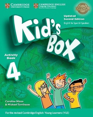 KID'S BOX LEVEL 4 ACTIVITY BOOK WITH CD ROM AND MY HOME BOOKLET UPDATED ENGLISH | 9788490369159 | NIXON, CAROLINE/TOMLINSON, MICHAEL/GRAINGER, KIRSTIE | Llibreria L'Odissea - Libreria Online de Vilafranca del Penedès - Comprar libros