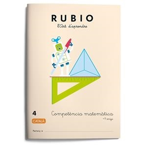 COMPETÈNCIA MATEMÀTICA RUBIO 4 (CATALÀ) | 9788417427030 | VARIOS AUTORES | Llibreria Online de Vilafranca del Penedès | Comprar llibres en català