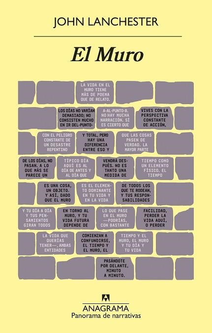 EL MURO | 9788433980427 | LANCHESTER, JOHN | Llibreria L'Odissea - Libreria Online de Vilafranca del Penedès - Comprar libros
