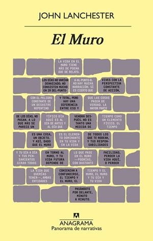 EL MURO | 9788433980427 | LANCHESTER, JOHN | Llibreria L'Odissea - Libreria Online de Vilafranca del Penedès - Comprar libros