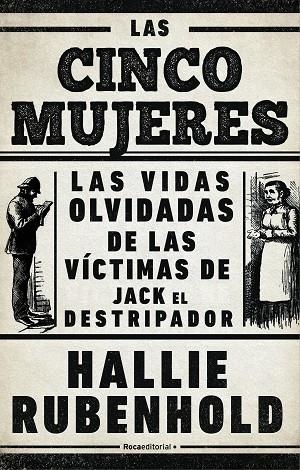 LAS CINCO MUJERES | 9788418014949 | RUBENHOLD, HALLIE | Llibreria Online de Vilafranca del Penedès | Comprar llibres en català