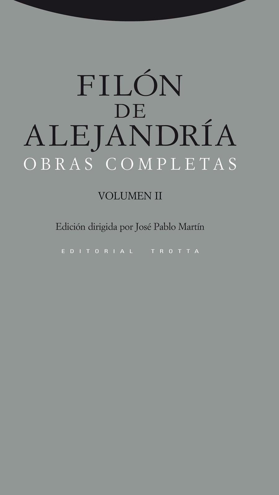 FILON DE ALEJANDRIA OBRAS COMPLETAS VOLUMEN II | 9788498791518 | DE ALEJANDRÍA, FILÓN | Llibreria L'Odissea - Libreria Online de Vilafranca del Penedès - Comprar libros