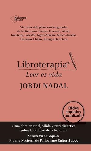 LIBROTERAPIA | 9788418285554 | NADAL, JORDI | Llibreria L'Odissea - Libreria Online de Vilafranca del Penedès - Comprar libros