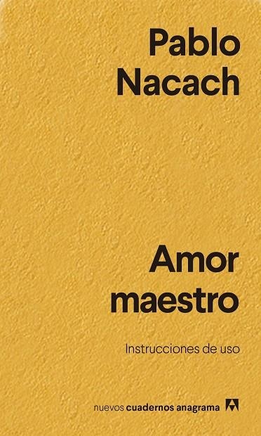 AMOR MAESTRO | 9788433916402 | NACACH, PABLO | Llibreria L'Odissea - Libreria Online de Vilafranca del Penedès - Comprar libros