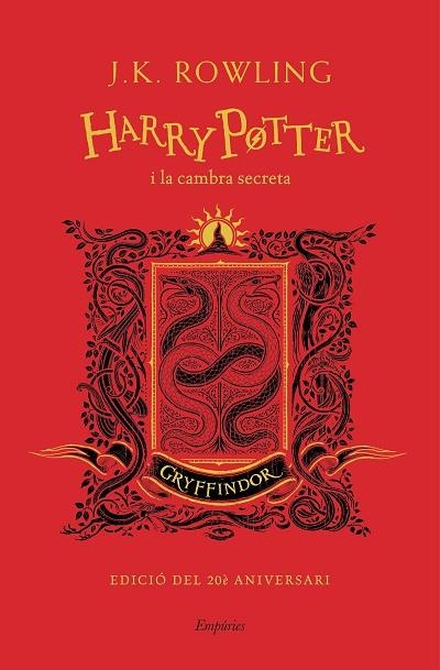 HARRY POTTER I LA CAMBRA SECRETA (GRYFFINDOR) | 9788417879600 | ROWLING, J.K. | Llibreria Online de Vilafranca del Penedès | Comprar llibres en català
