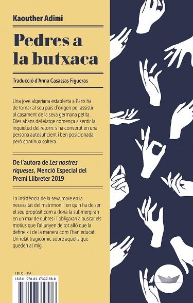 PEDRES A LA BUTXACA | 9788417339586 | ADIMI, KAOUTHER | Llibreria L'Odissea - Libreria Online de Vilafranca del Penedès - Comprar libros