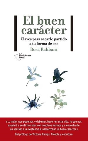 EL BUEN CARÁCTER | 9788418285653 | RABBANI, ROSA | Llibreria L'Odissea - Libreria Online de Vilafranca del Penedès - Comprar libros