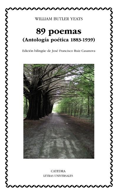 89 POEMAS | 9788437642222 | YEATS, WILLIAM BUTLER | Llibreria L'Odissea - Libreria Online de Vilafranca del Penedès - Comprar libros