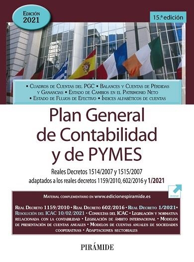 PLAN GENERAL DE CONTABILIDAD Y DE PYMES | 9788436844764 | EDICIONES PIRÁMIDE | Llibreria L'Odissea - Libreria Online de Vilafranca del Penedès - Comprar libros