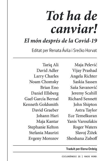 TOT HA DE CANVIAR! | 9788417925581 | AA. VV | Llibreria L'Odissea - Libreria Online de Vilafranca del Penedès - Comprar libros