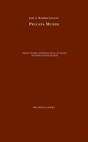 PECCATA MUNDI | 9788418178641 | RAMÍREZ LOZANO, JOSÉ A. | Llibreria L'Odissea - Libreria Online de Vilafranca del Penedès - Comprar libros