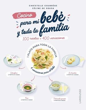 COCINO PARA MI BEBÉ Y TODA LA FAMILIA | 9788418100826 | COURRÈGE, CHRISTELLE/DE SOUSA, CÉLINA | Llibreria L'Odissea - Libreria Online de Vilafranca del Penedès - Comprar libros