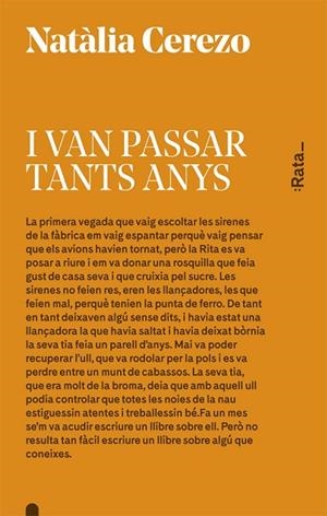 I VAN PASSAR TANTS ANYS | 9788416738045 | CEREZO, NATÀLIA | Llibreria Online de Vilafranca del Penedès | Comprar llibres en català