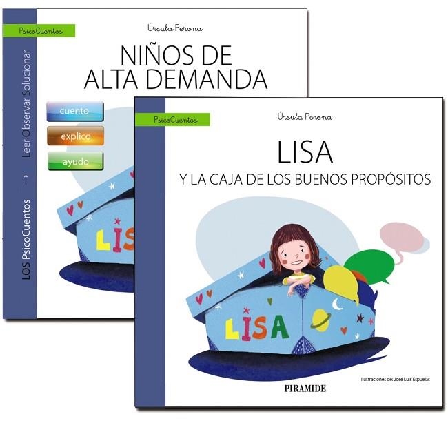 GUÍA: NIÑOS DE ALTA DEMANDA + CUENTO: LISA Y LA CAJA DE LOS BUENOS PROPÓSITOS | 9788436844795 | PERONA, ÚRSULA | Llibreria L'Odissea - Libreria Online de Vilafranca del Penedès - Comprar libros