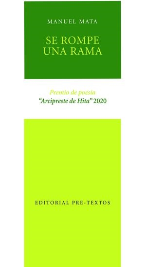 SE ROMPE UNA RAMA | 9788418178856 | MATA, MANUEL | Llibreria Online de Vilafranca del Penedès | Comprar llibres en català