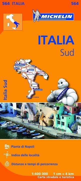 MAPA REGIONAL ITALIA SUD | 9782067184053 | MICHELIN | Llibreria L'Odissea - Libreria Online de Vilafranca del Penedès - Comprar libros