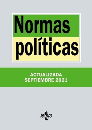 NORMAS POLÍTICAS | 9788430982714 | EDITORIAL TECNOS | Llibreria L'Odissea - Libreria Online de Vilafranca del Penedès - Comprar libros