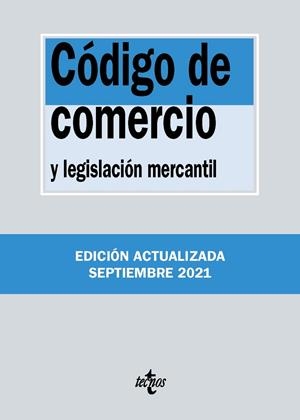 CÓDIGO DE COMERCIO | 9788430982721 | EDITORIAL TECNOS | Llibreria L'Odissea - Libreria Online de Vilafranca del Penedès - Comprar libros