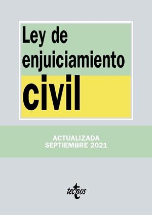 LEY DE ENJUICIAMIENTO CIVIL | 9788430982813 | EDITORIAL TECNOS | Llibreria L'Odissea - Libreria Online de Vilafranca del Penedès - Comprar libros