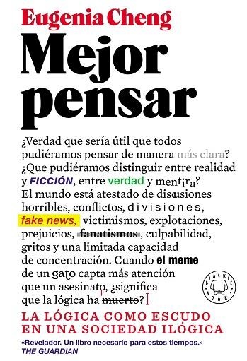 MEJOR PENSAR | 9788418733451 | CHENG, EUGENIA | Llibreria L'Odissea - Libreria Online de Vilafranca del Penedès - Comprar libros