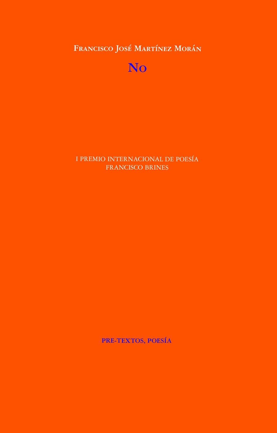 NO | 9788418935145 | MARTÍNEZ MORÁN, FRANCISCO JOSÉ | Llibreria L'Odissea - Libreria Online de Vilafranca del Penedès - Comprar libros