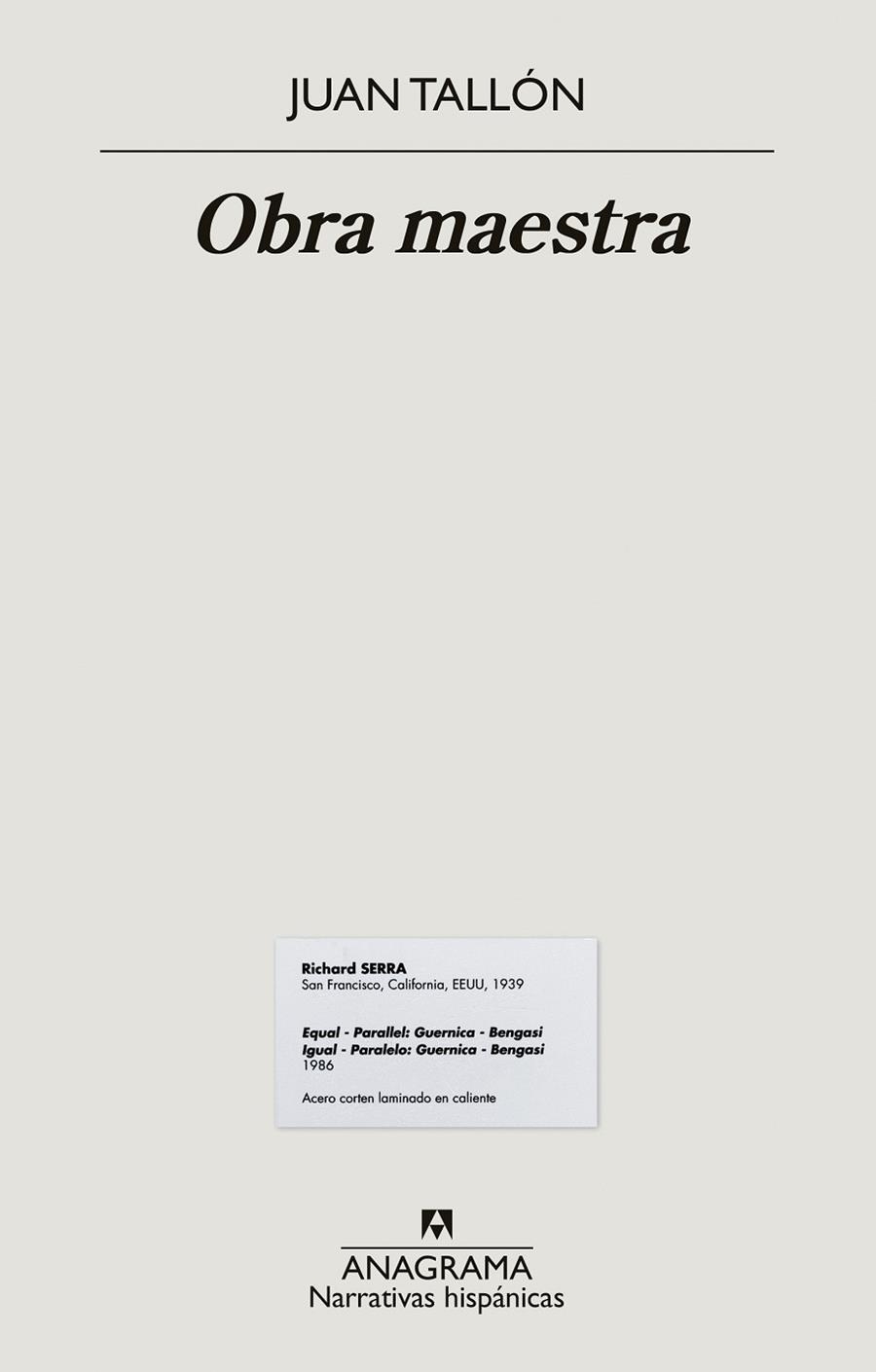 OBRA MAESTRA | 9788433999412 | TALLÓN, JUAN | Llibreria L'Odissea - Libreria Online de Vilafranca del Penedès - Comprar libros
