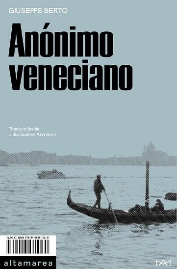 ANÓNIMO VENECIANO | 9788418481260 | BERTO, GIUSEPPE | Llibreria L'Odissea - Libreria Online de Vilafranca del Penedès - Comprar libros