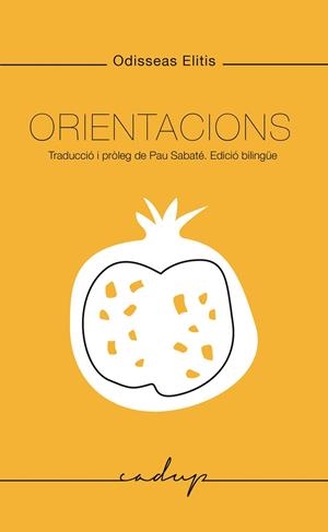 ORIENTACIONS | 9788412455717 | ELITIS, ODISSEAS | Llibreria L'Odissea - Libreria Online de Vilafranca del Penedès - Comprar libros