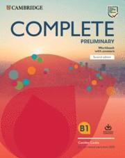 COMPLETE PRELIMINARY SECOND EDITION. WORKBOOK WITH ANSWERS WITH AUDIO DOWNLOAD. | 9781108525794 | ANÓNIMO | Llibreria L'Odissea - Libreria Online de Vilafranca del Penedès - Comprar libros