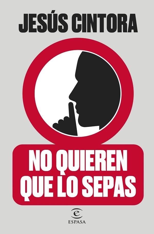 NO QUIEREN QUE LO SEPAS | 9788467065503 | CINTORA, JESÚS | Llibreria L'Odissea - Libreria Online de Vilafranca del Penedès - Comprar libros