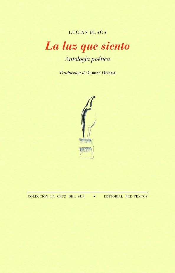 LA LUZ QUE SIENTO | 9788418935305 | BLAGA, LUCIAN | Llibreria Online de Vilafranca del Penedès | Comprar llibres en català