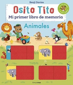OSITO TITO. MI PRIMER LIBRO DE MEMORIA. ANIMALES | 9788408249702 | DAVIES, BENJI | Llibreria L'Odissea - Libreria Online de Vilafranca del Penedès - Comprar libros