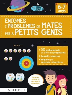 ENIGMES I PROBLEMES DE MATES PER A PETITS GENIS 6-7 ANYS | 9788418882876 | URVOY, DELPHINE | Llibreria L'Odissea - Libreria Online de Vilafranca del Penedès - Comprar libros