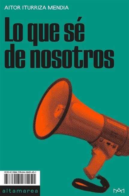 LO QUE SÉ DE NOSOTROS | 9788418481451 | ITURRIZA MENDIA, AITOR | Llibreria L'Odissea - Libreria Online de Vilafranca del Penedès - Comprar libros