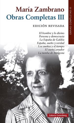 LIBROS (1955-1973)- REVISADO | 9788418526510 | ZAMBRANO, MARÍA | Llibreria Online de Vilafranca del Penedès | Comprar llibres en català
