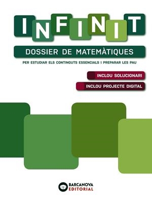 INFINIT DOSSIER DE MATEMÀTIQUES. BATXILLERAT | 9788448953645 | SABÁN, DOLORS/MARTÍNEZ, JUAN CARLOS/ANDÚJAR, BENET | Llibreria L'Odissea - Libreria Online de Vilafranca del Penedès - Comprar libros