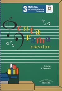 PENTAGRAMA ESCOLAR MÚSICA 3 CAT | 9788480208062 | AMAT, CARME/CASANOVA, ANNA | Llibreria L'Odissea - Libreria Online de Vilafranca del Penedès - Comprar libros