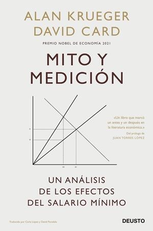 MITO Y MEDICIÓN | 9788423434039 | CARD Y ALAN KRUEGER, DAVID | Llibreria L'Odissea - Libreria Online de Vilafranca del Penedès - Comprar libros