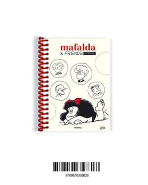 MAFALDA AGENDA PERPETUA ANILLADA FRIENDS BLANCA | 9789878358628 | QUINO | Llibreria L'Odissea - Libreria Online de Vilafranca del Penedès - Comprar libros
