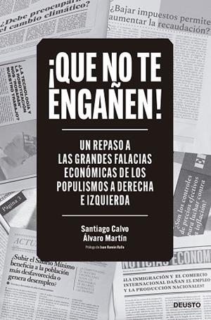 QUE NO TE ENGAÑEN | 9788423434411 | MARTÍN, ÁLVARO/CALVO, SANTIAGO | Llibreria L'Odissea - Libreria Online de Vilafranca del Penedès - Comprar libros