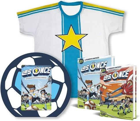 ESTUCHE LOS ONCE 1  LOS ONCE 2 CON CAMISETA | 9788408265191 | SANTIAGO, ROBERTO | Llibreria L'Odissea - Libreria Online de Vilafranca del Penedès - Comprar libros