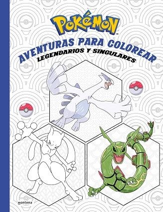 POKÉMON. AVENTURAS PARA COLOREAR: LEGENDARIOS Y SINGULARES (COLECCIÓN POKÉMON) | 9788419241962 | THE POKÉMON COMPANY | Llibreria Online de Vilafranca del Penedès | Comprar llibres en català