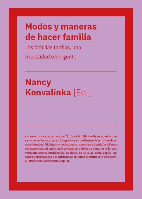 MODOS Y MANERAS DE HACER FAMILIA | 9788418236952 | Llibreria L'Odissea - Libreria Online de Vilafranca del Penedès - Comprar libros