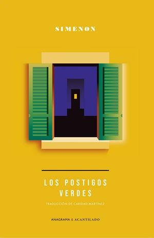 LOS POSTIGOS VERDES | 9788433921109 | SIMENON, GEORGES | Llibreria L'Odissea - Libreria Online de Vilafranca del Penedès - Comprar libros
