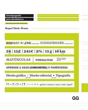 ORTOTIPOGRAFIA PARA DISEÑADORES | 9788425234712 | MARÍN ÁLVAREZ, RAQUEL | Llibreria L'Odissea - Libreria Online de Vilafranca del Penedès - Comprar libros