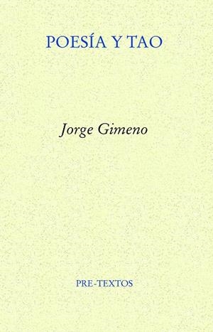 POESÍA Y TAO | 9788419633293 | GIMENO, JORGE | Llibreria Online de Vilafranca del Penedès | Comprar llibres en català