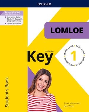 KEY TO BACHILLERATO 2ED 1. STUDENT'S BOOK. LOMLOE PACK | 9780190551605 | Llibreria Online de Vilafranca del Penedès | Comprar llibres en català