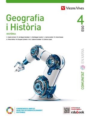 GEOGRAFIA I HISTORIA 4 (COMUNITAT EN XARXA) | 9788468295084 | GATELL ARIMONT, CRISTINA/SOBRINO LOPEZ, DIEGO/SABIOTE GONZÁLEZ, MARÍA ÁNGELES/RISQUES CORBELLA, MANE | Llibreria L'Odissea - Libreria Online de Vilafranca del Penedès - Comprar libros