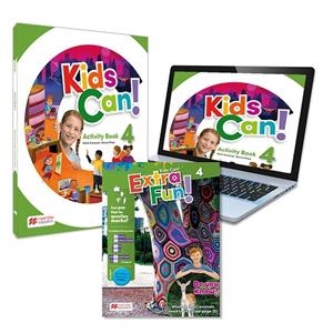 KIDS CAN 4 ACTIVITY BOOK: CUADERNO DE ACTIVIDADES IMPRESO + ACCESO A LA VERSIÓN | 9781380053145 | OMEROND, MARK/SHAW, DONNA | Llibreria L'Odissea - Libreria Online de Vilafranca del Penedès - Comprar libros