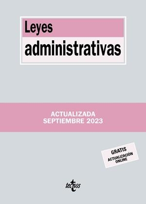 LEYES ADMINISTRATIVAS | 9788430988532 | EDITORIAL TECNOS | Llibreria Online de Vilafranca del Penedès | Comprar llibres en català